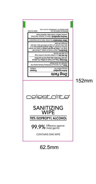 Image Description (Cel Sanitizing Wipe)